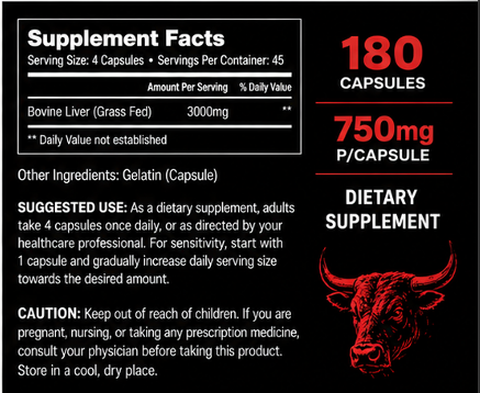 Primal BluePrint - Beef Liver